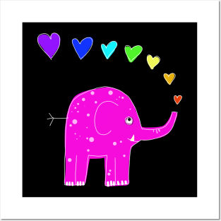 gay elefant Posters and Art